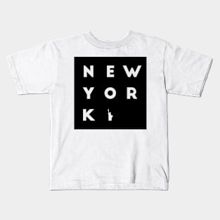 New York | United States of America | American letters Kids T-Shirt